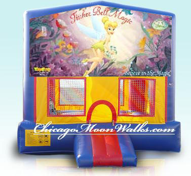 Tinkerbell Bounce House Inflatable Rental Chicago Illinois